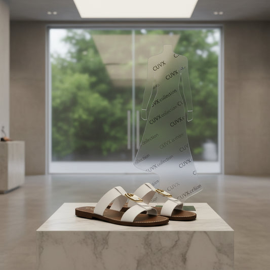 Double-Strap Slide Sandal - CUVX Collection