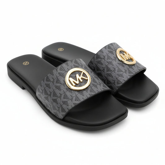 Michael Kors Monogram Slide Sandal