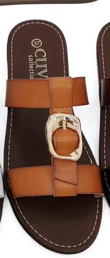 Double-Strap Slide Sandal - CUVX Collection